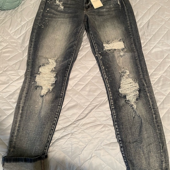 New Judy Blue jeans Mid-Rise size 11 - Picture 2 of 3